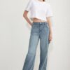 Trendyol Blue More Sustainable Normal Waist Loose Wide Leg Jeans