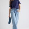 Trendyol Blue More Sustainable Normal Waist Skater Jeans