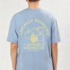 Trendyol Blue Oversize/Wide Cut Fruit Printed 100% Cotton T-Shirt