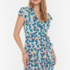 Trendyol Blue Petite Dress With Ruffles