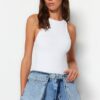 Trendyol Blue Pocket Detailed Denim Belt