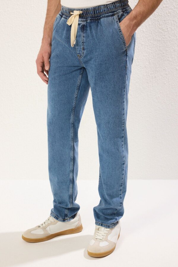 Trendyol Blue Regular Fit Thin Fabric Denim Jeans Trousers Jeans