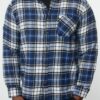 Trendyol Blue Regular Fit Winter Checkered Plaid Lumberjack Plus Size Shirt