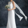 Trendyol Bridal White Pearl Detailed Woven Wedding/Wedding Long Evening Evening Dress