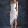 Trendyol Bridal White Shiny Stone Woven Wedding / Wedding Elegant Evening Dress