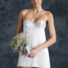 Trendyol Bride White Satin Lace Rope Strap Fantasy Nightgown