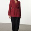Trendyol Burgundy Blazer Jacket