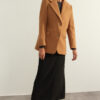 Trendyol Camel Limited Edition Regular Lined Woven Blazer Jacket