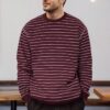 Trendyol Claret Red Oversize/Wide Cut Soft Texture Sweatshirt