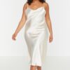 Trendyol Curve Beige Straps