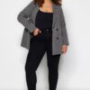 Trendyol Curve Black Cuff Detailed Elastic Skinny Jeans