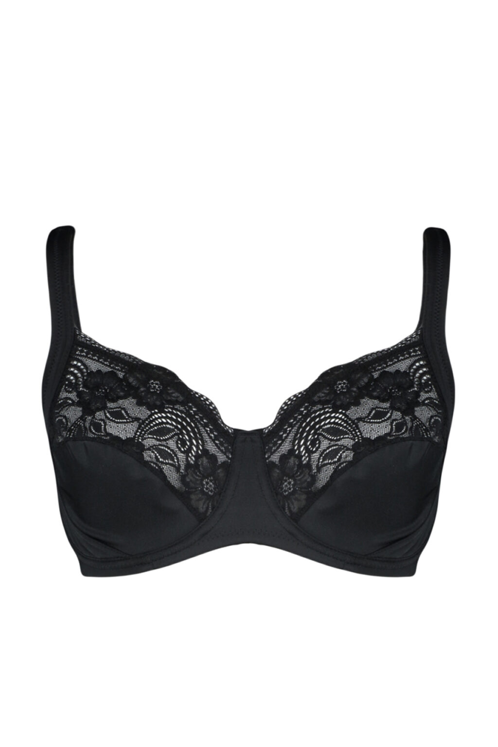 Trendyol Curve Black Lace Detailed Bra