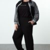 Trendyol Curve Black Loose Jogger Modal Knitted Sweatpants
