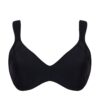 Trendyol Curve Black Women's Comfortable Ultra Comfortable Underwire Large Size Bra