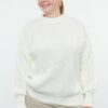 Trendyol Curve Ecru Crew Neck Knitwear Sweater