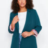 Trendyol Curve Green Lining Detailed Woven Jacket