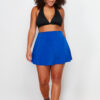 Trendyol Curve Navy Blue Short Skirt Bikini Bottom