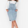 Trendyol Curve Plus Size Dress - Blue - Jile