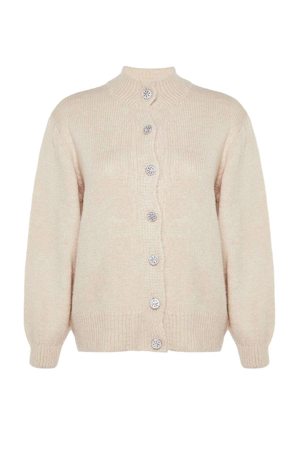 Trendyol Curve Stone gomb zárása Cardigan