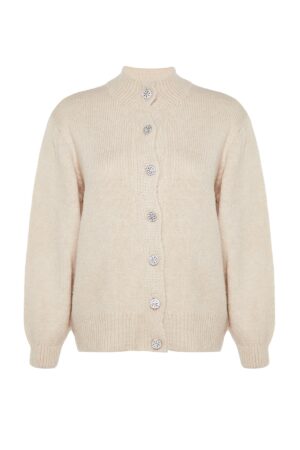 Trendyol Curve Stone gomb zárása Cardigan