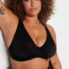 Trendyol Curve fekete karcsúsító bikini felső