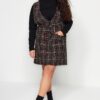 Trendyol Curve fekete zsenília gilet ruha
