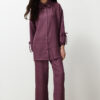Trendyol Damson Linen Look Woven Two Piece Set