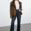 Trendyol Dark Blue High Waist Wide Leg Jeans