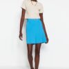 Trendyol Dark Blue Pocketed Regular Fit Woven Shorts