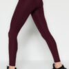 Trendyol Dark Cherry Wide Derék Elastic Extra Recovery Teljes hosszúságú kötött sportleggings