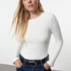 Trendyol Ecru Basic Hairy Knitted Sweater