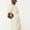 Trendyol Ecru Cut Out Detailed Dress
