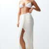 Trendyol Ecru Maxi Knitted Beach Skirt