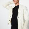Trendyol Ecru Slim Fit Shawl Collar Knitwear Knitwear Cardigan