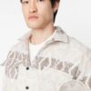 Trendyol Ecru Unisex Regular Fit Double Pocket Flap Ethnic Winter Lumberjack Jacket Shirt