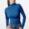Trendyol Flexible Knitted Bodysuit with Saks Ruffle Detail