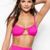 Trendyol Fuchsia Bralette Bead Accessory Bikini Top