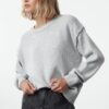 Trendyol Gray More Sustainable Wide Pattern Basic Knit Sweater
