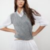 Trendyol Gray Wool Knitwear Sweater