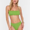 Trendyol Green High Waist Bikini Bottom