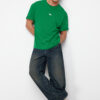Trendyol Green Oversize/Wide Cut Dinosaur Embroidered 100% Cotton T-Shirt