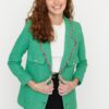 Trendyol Green Woven Tasseled Jacket