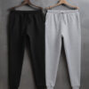 Trendyol Grey-Black Regular/Normal Cut Elasticized Jogger 2 Pack Sweatpants