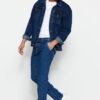 Trendyol Indigo 100% Cotton Straight Fit Jeans