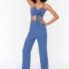 Trendyol Indigo Tie Detailed Jumpsuit