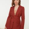Trendyol Jacket - Brown - Regular fit