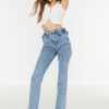 Trendyol Jeans - Kék - Barát