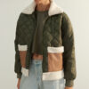 Trendyol Khaki Oversize steppelt kabát