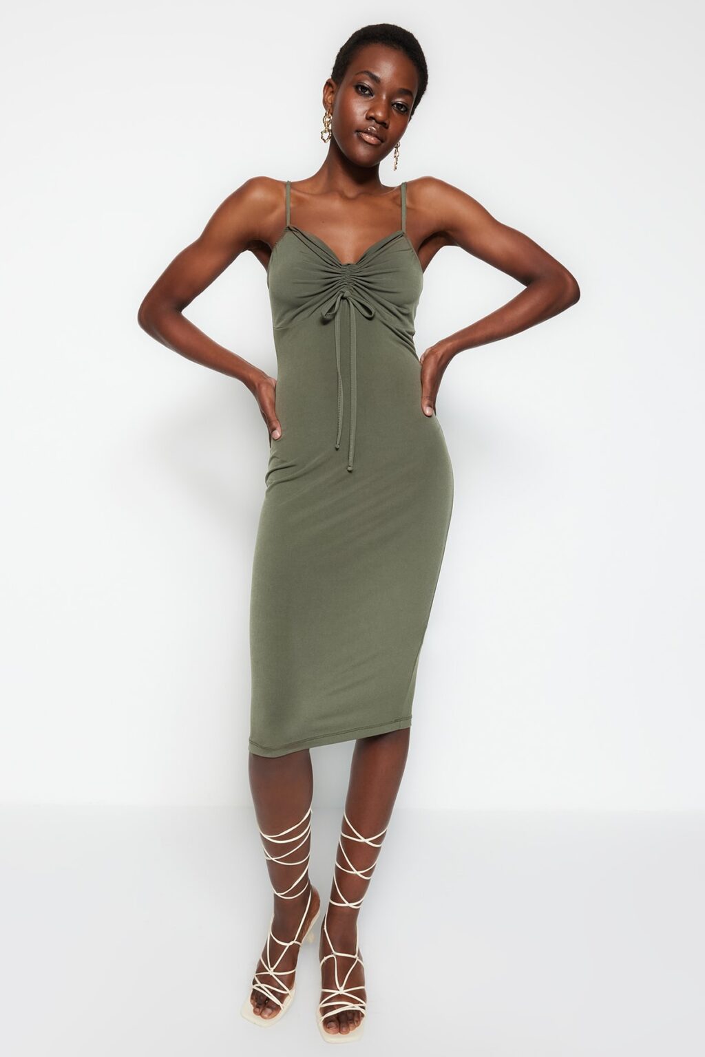 Trendyol Khaki inges részlet