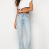 Trendyol Light Blue High Waist Flare Jeans